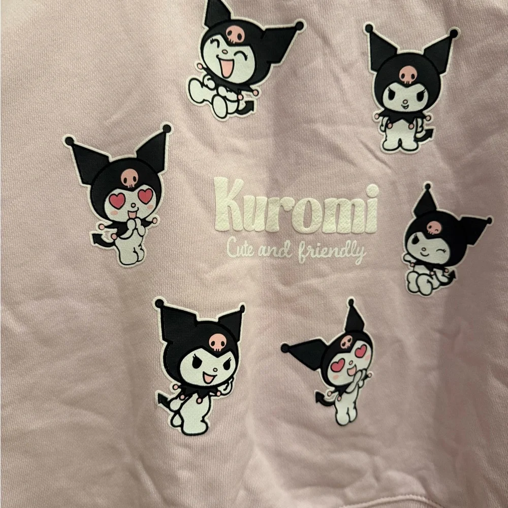 Sanrio Kuromi Pink Crew Neck Sweater Zara - Picture 4 of 6
